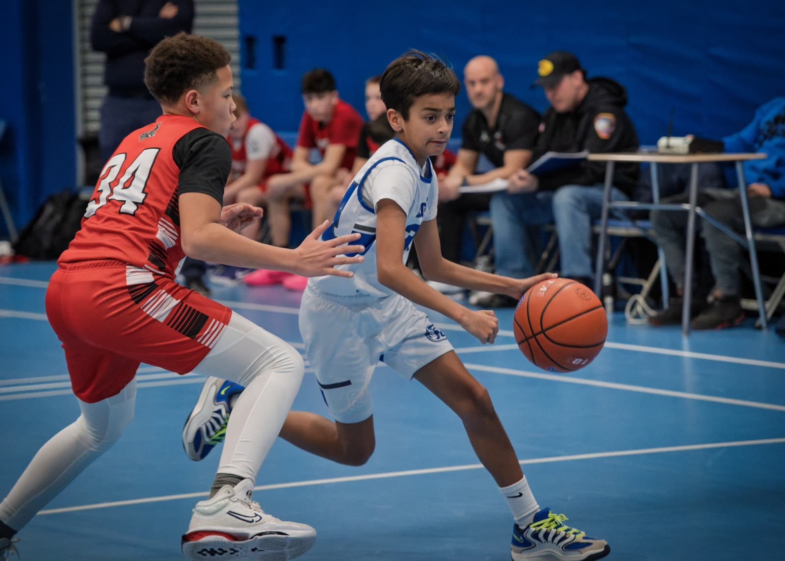 A Bronco driving baseline against Somers